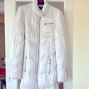 White Bebe Puffer Coat